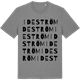Mid Heather Gray t-shirt med Ideström ordlek t-shirt