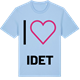 Blue Soul t-shirt med Jag älskar Idet t-shirt stort tryck