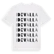 White t-shirt med Idevalla ordlek t-shirt
