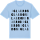 Blue Soul t-shirt med Iglabron ordlek t-shirt