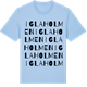 Blue Soul t-shirt med Iglaholmen ordlek t-shirt