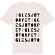 Vintage White t-shirt med Iglesjötorpet ordlek t-shirt