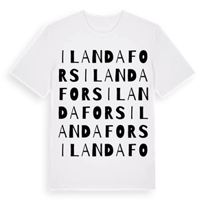 Ilanda fors ordlek t-shirt – ekologisk bomull t-shirt från Pinshirt