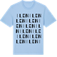 Blue Soul t-shirt med Ilen ordlek t-shirt