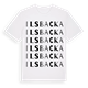 White t-shirt med Ilsbacka ordlek t-shirt