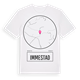 White t-shirt med Immestad t-shirt
