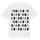 White t-shirt med Ingabo ordlek t-shirt