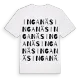 Inganäs ordlek t-shirt