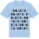 Blue Soul t-shirt med Inganäs ordlek t-shirt