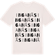 Vintage White t-shirt med Inganäs ordlek t-shirt
