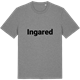 Mid Heather Gray t-shirt med Ingared fetstil t-shirt
