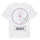 White t-shirt med Ingared t-shirt