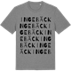 Mid Heather Gray t-shirt med Ingebäck ordlek t-shirt