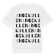 Ingekullen ordlek t-shirt