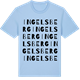 Blue Soul t-shirt med Ingelsberg ordlek t-shirt