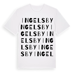 Ingelsby ordlek t-shirt – ekologisk bomull t-shirt från Pinshirt