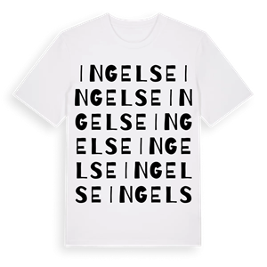 Ingelse ordlek t-shirt – ekologisk bomull t-shirt från Pinshirt