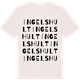 Vintage White t-shirt med Ingelshult ordlek t-shirt