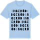 Blue Soul t-shirt med Ingeröd ordlek t-shirt