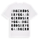 Ingeröds brygga ordlek t-shirt