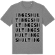 Mid Heather Gray t-shirt med Ingeshult ordlek t-shirt