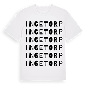 Ingetorp ordlek t-shirt – ekologisk bomull t-shirt från Pinshirt