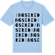 Blue Soul t-shirt med Ingsered ordlek t-shirt