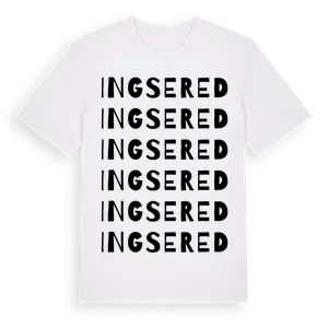 Ingsered ordlek t-shirt – ekologisk bomull t-shirt från Pinshirt
