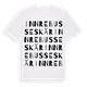 Innre Busseskär ordlek t-shirt