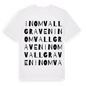 Inom Vallgraven ordlek t-shirt – ekologisk bomull t-shirt från Pinshirt