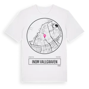 Inom Vallgraven t-shirt – ekologisk bomull t-shirt från Pinshirt