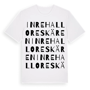 Inre Halloreskären ordlek t-shirt – ekologisk bomull t-shirt från Pinshirt