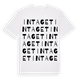 Intaget ordlek t-shirt