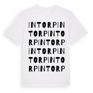 Intorp ordlek t-shirt – ekologisk bomull t-shirt från Pinshirt