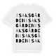 Isaksgården ordlek t-shirt