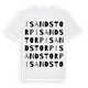 Isandstorp ordlek t-shirt