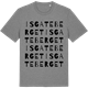 Mid Heather Gray t-shirt med Isgateberget ordlek t-shirt
