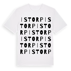 Istorp ordlek t-shirt – ekologisk bomull t-shirt från Pinshirt