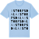 Blue Soul t-shirt med Istorpsdala ordlek t-shirt