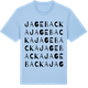 Blue Soul t-shirt med Jagebacka ordlek t-shirt