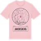 Pink Cotton t-shirt med Jakobsberg t-shirt
