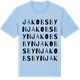Blue Soul t-shirt med Jakobsbyn ordlek t-shirt