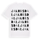 Jakobsdal ordlek t-shirt