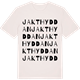 Vintage White t-shirt med Jakthyddan ordlek t-shirt