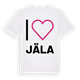 White t-shirt med Jag älskar Jäla t-shirt stort tryck