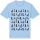 Blue Soul t-shirt med Jäla ordlek t-shirt