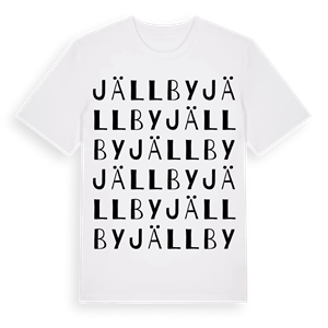 Jällby ordlek t-shirt – ekologisk bomull t-shirt från Pinshirt