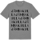 Mid Heather Gray t-shirt med Jämnakulla ordlek t-shirt