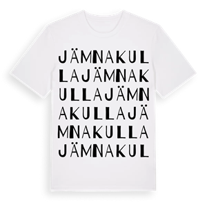 Jämnakulla ordlek t-shirt – ekologisk bomull t-shirt från Pinshirt