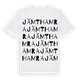 Jämthamra ordlek t-shirt